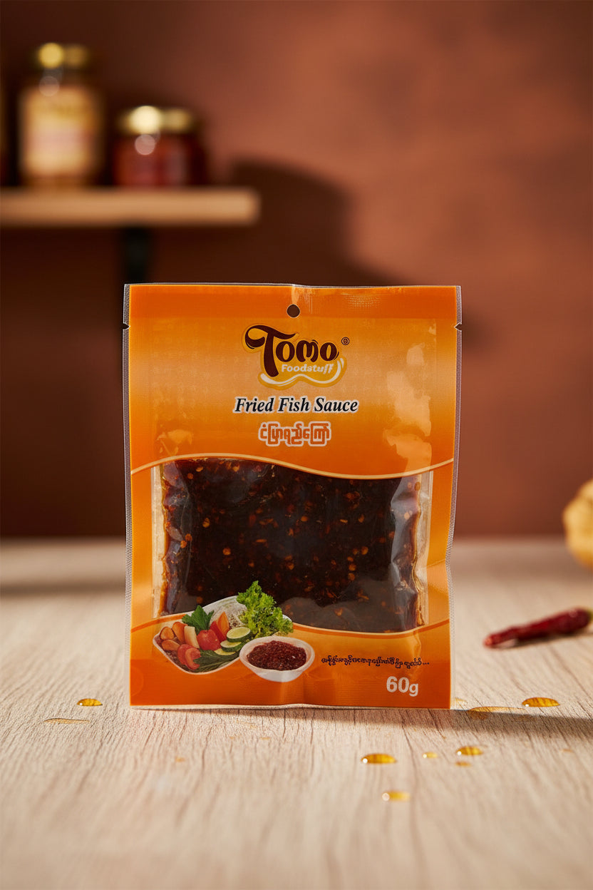 Tomo Fried Fish Sauce - တိုမိုငံပြာရည်ကြော်