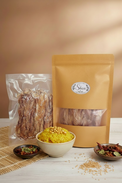 Shun Smoked Dried Snakehead Fish - ရွှန်း ငါးရံ့ခြောက်မီးဖုတ် (160g)