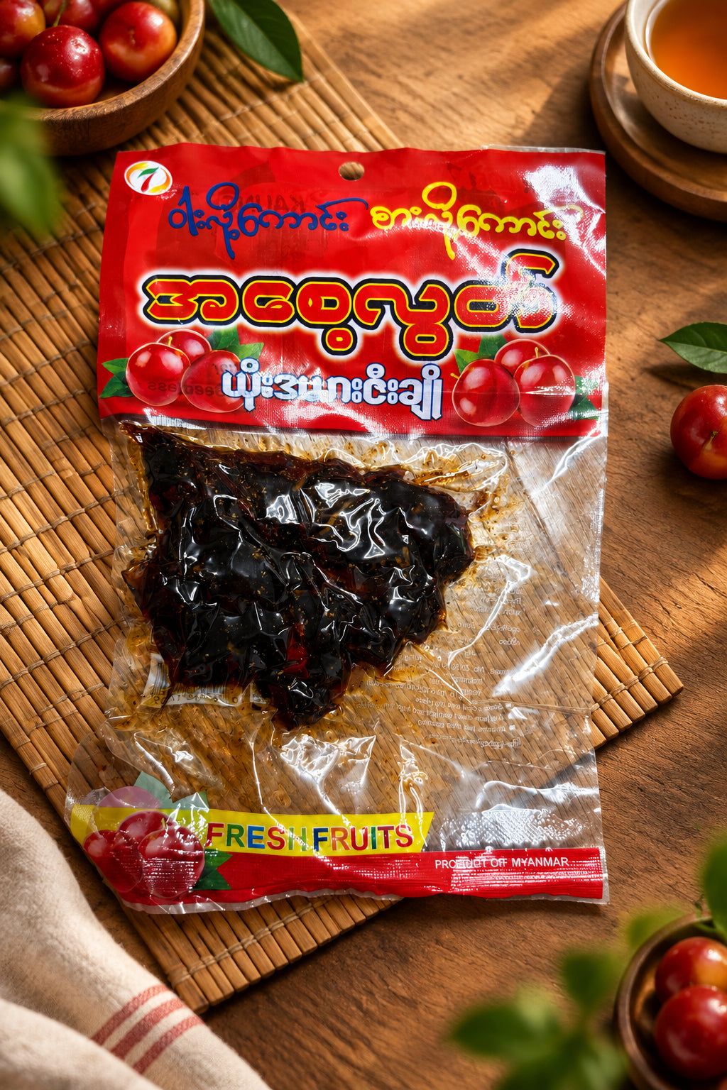 War Loe Kaung Preserved Plum Seedless - ဝါးလို့ကောင်း အစေ့လွတ်ဇီးချို