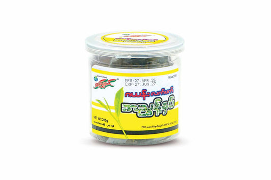 Shan Shwe Taung Zayan Pickled Tea Leaves - ရှမ်းရွှေတောင် ဇယန်းအညွန့်နှပ်