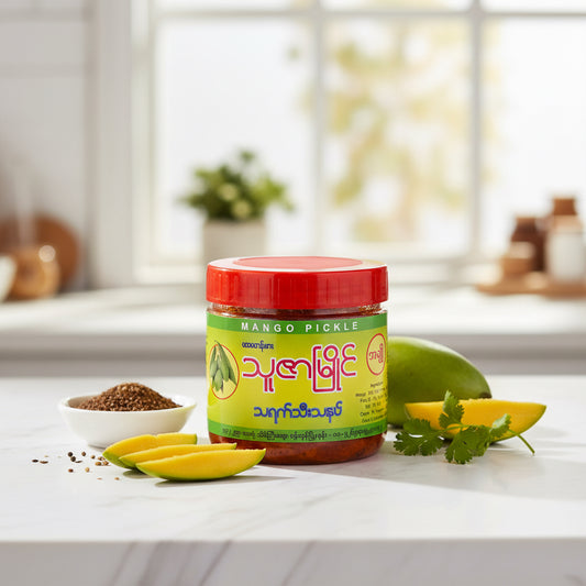 Thuzar Myaing Sweet Mango Pickle- သူဇာမြိုင် သရက်သီးသနပ် အချို