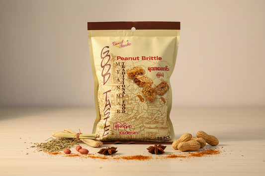 Good Taste Peanut Brittle - ရသာကောင်း မြေပဲယို