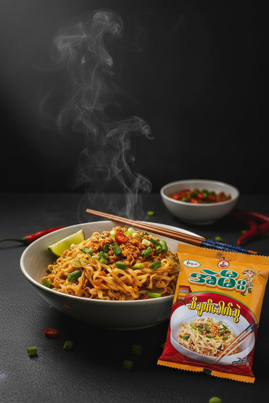 A Mee Si Chat Noodle - အဲမီးဆီချက်ခေါက်ဆွဲ