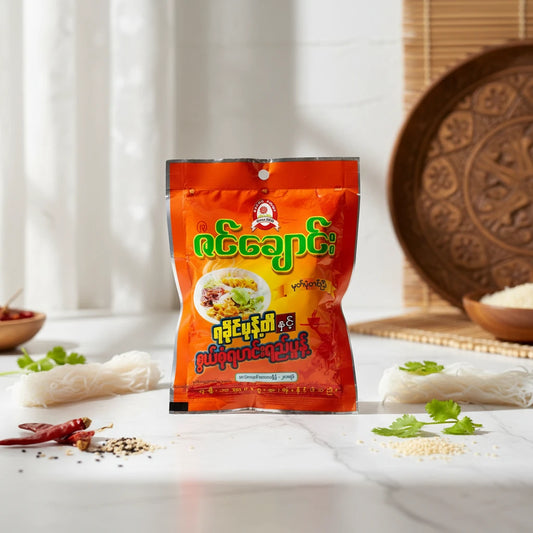 Zin Chaung Instant Yakhine Fish Noodle Powder - ဇင်ချောင်း ရခိုင်မုန့်တီဟင်းရည်မှုန့်